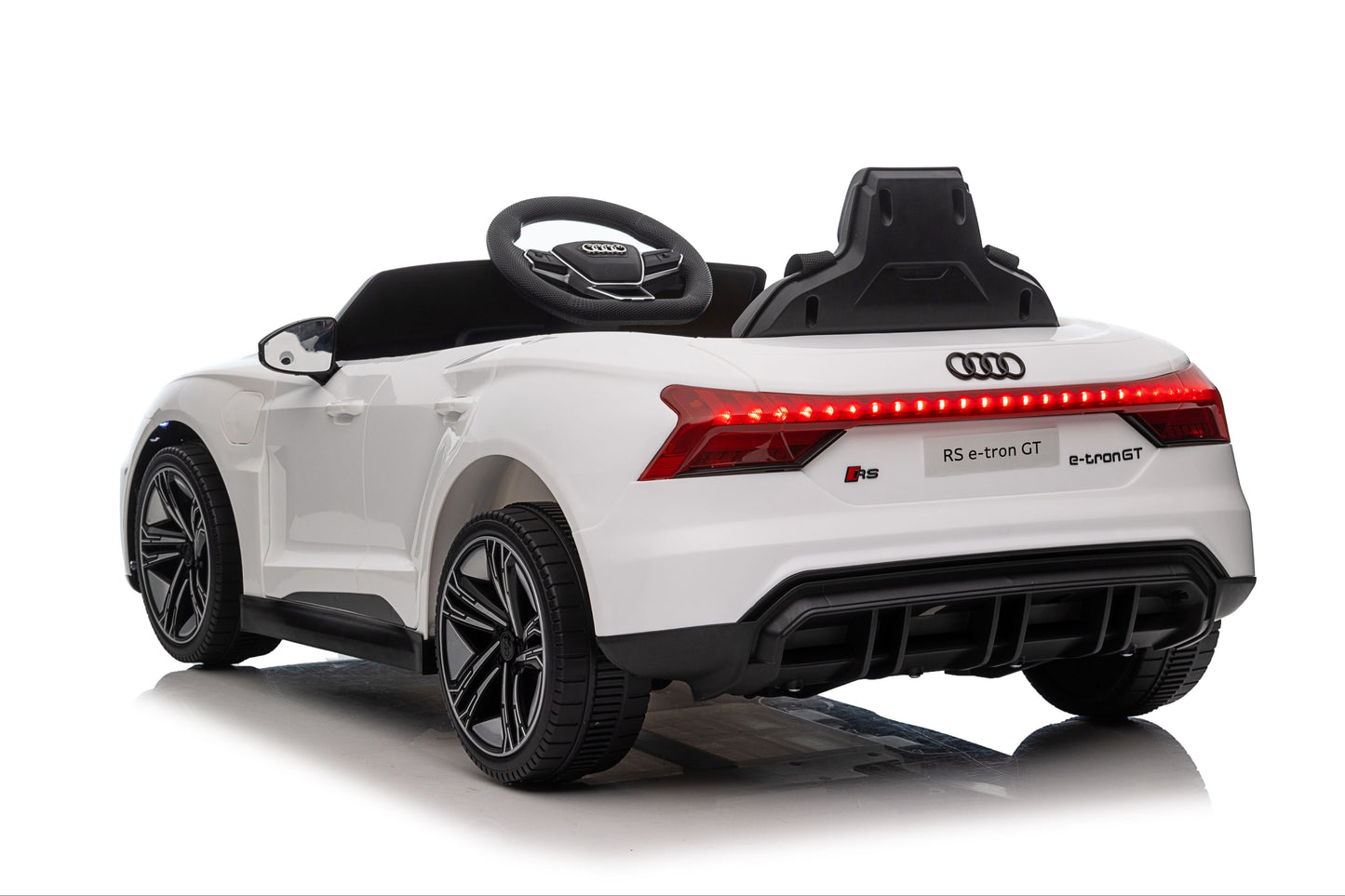 Elektrische Kinderauto 12v - Audi-RS E-Tron GT Speelgoedauto | Wit