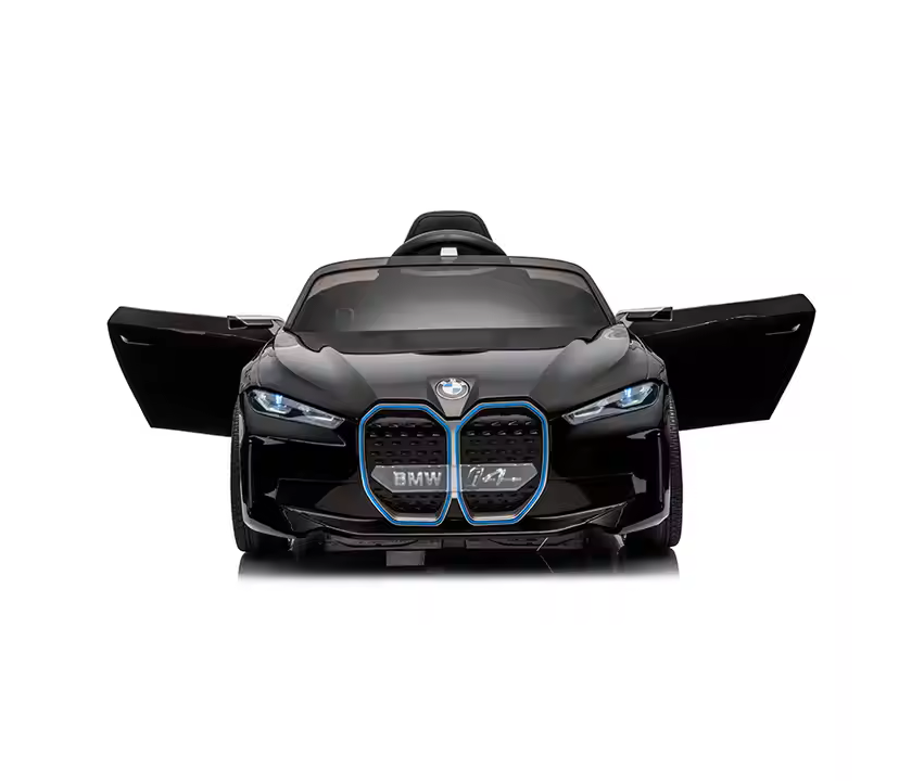 Elektrische Kinderauto 12V – BMW i4 Speelgoedauto | Zwart