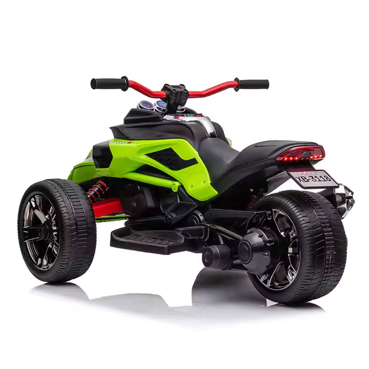 Elektrische KinderTrike 12V – E-Tank Speelgoedtrike | Groen