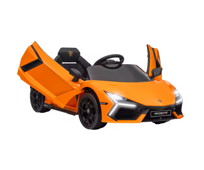 Elektrische Kinderauto 12V – Lamborghini Revuelto Speelgoedauto | Oranje