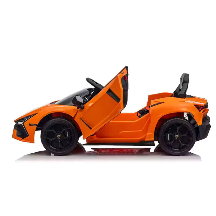 Elektrische Kinderauto 12V – Lamborghini Revuelto Speelgoedauto | Oranje