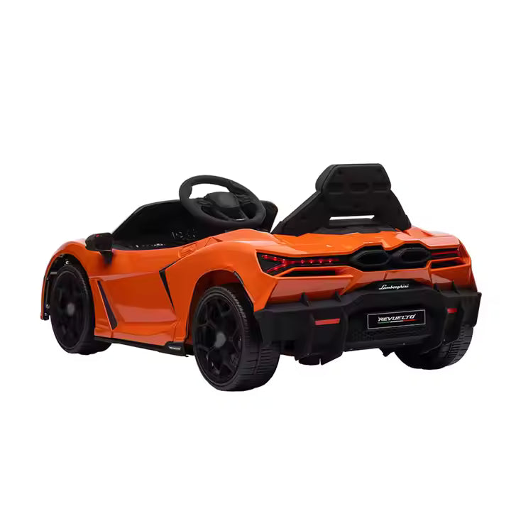 Elektrische Kinderauto 12V – Lamborghini Revuelto Speelgoedauto | Oranje