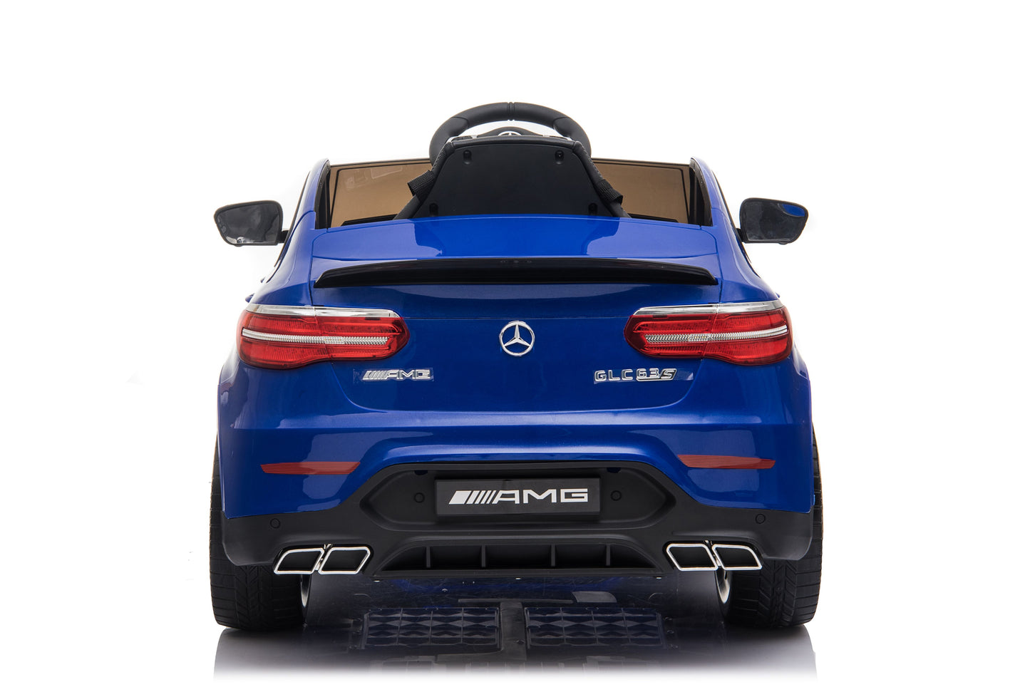 Elektrische Kinderauto 12V – Mercedes-Benz GLC 63S Speelgoedauto | Blauw