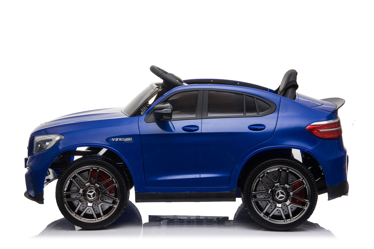 Elektrische Kinderauto 12V – Mercedes-Benz GLC 63S Speelgoedauto | Blauw