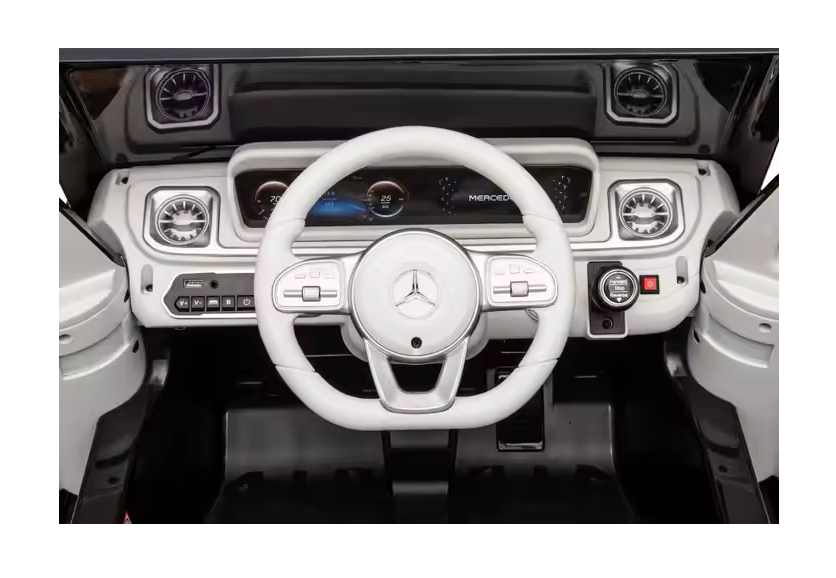 Elektrische Kinderauto 12V – Mercedes-Benz G-Klasse EQG Speelgoedauto | Zwart