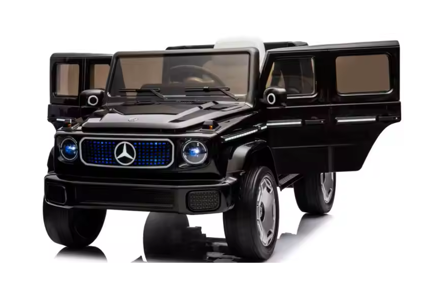 Elektrische Kinderauto 12V – Mercedes-Benz G-Klasse EQG Speelgoedauto | Zwart