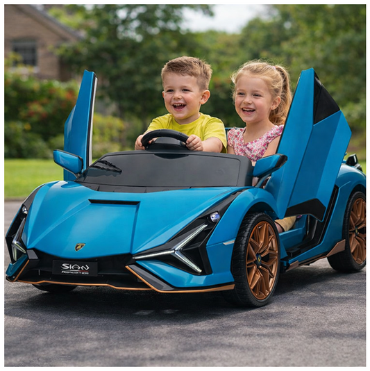 Elektrische Kinderauto 24V – Lamborghini Sian - 2 zits