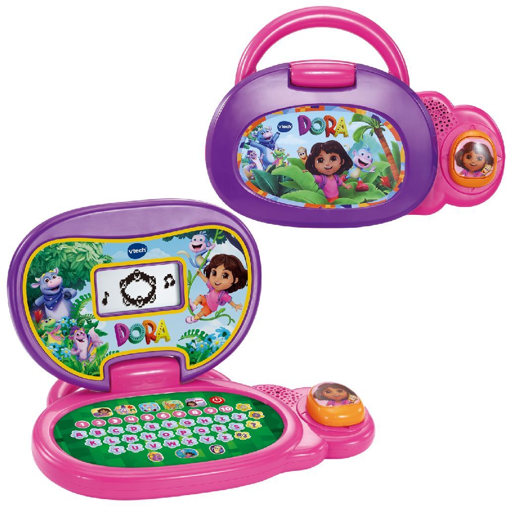 Vtech Dora Avonturenlaptop Paars/Roze