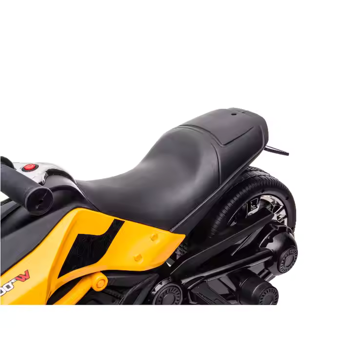 Elektrische KinderTrike 12V – E-Tank Speelgoedtrike | Geel