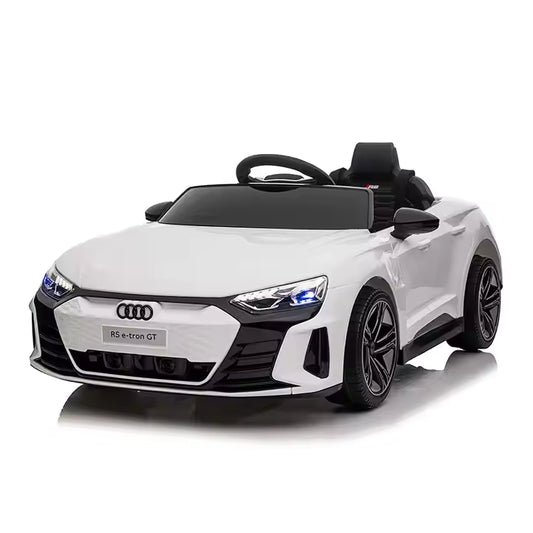 Elektrische Kinderauto 12v - Audi-RS E-Tron GT Speelgoedauto | Wit