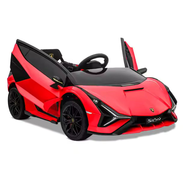 Elektrische Kinderauto 12V – Lamborghini Sian Speelgoedauto | Rood