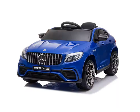 Elektrische Kinderauto 12V – Mercedes-Benz GLC 63S Speelgoedauto | Blauw