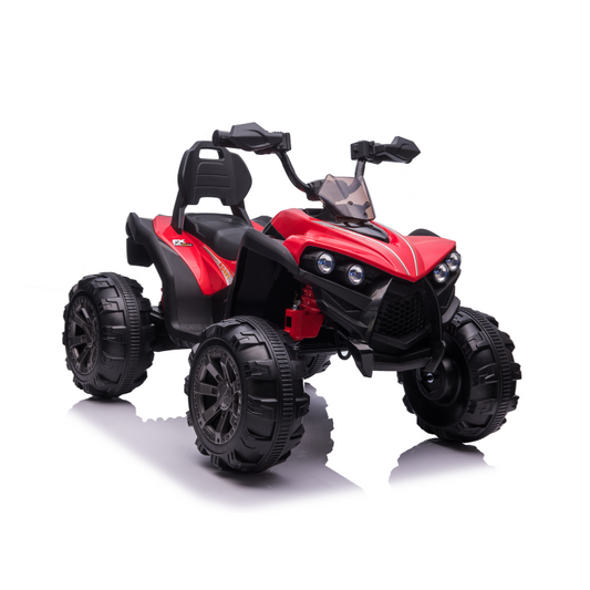 SPEEDYSPARK Elektrische KinderQuad 12V – E-Monster | Rood, met afstandsbediening