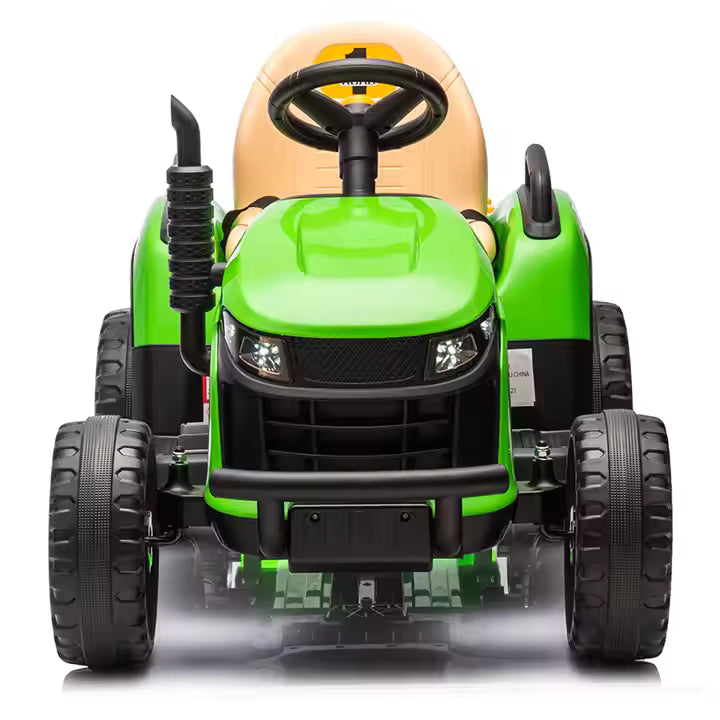 Elektrische Kindertractor 12V –  E-Farm Speelgoedtractor | Groen